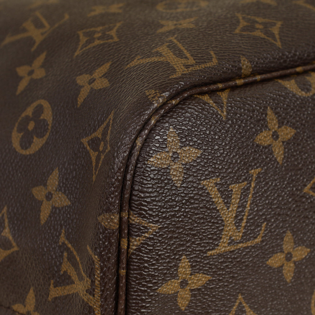 Louis Vuitton Brown Monogram Neverfull MM Bag