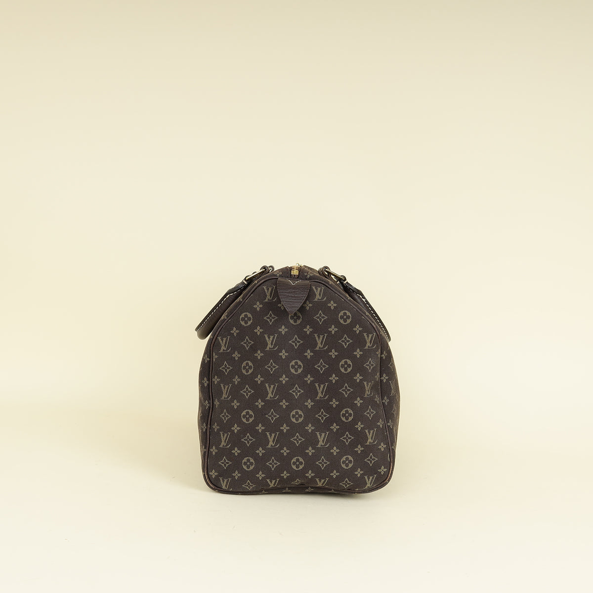 Louis Vuitton Brown Monogram Mini Lin Speedy 30 Bag