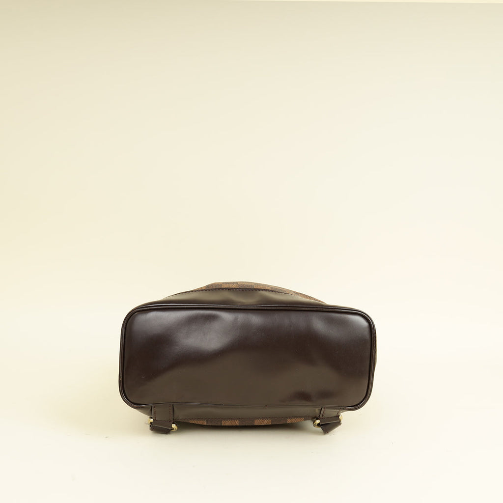 Louis Vuitton Bicolor Damier Ebene Soho Backpack Bag