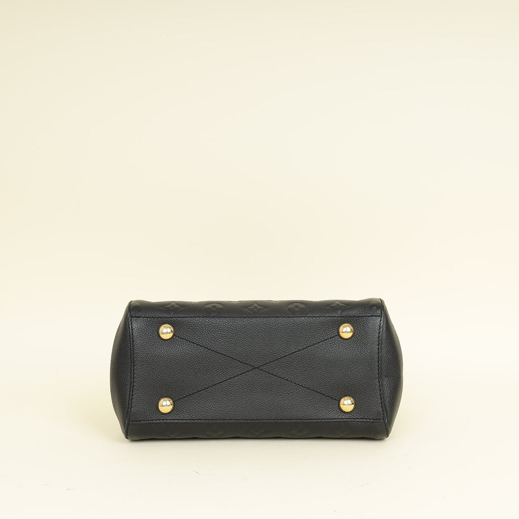 Louis Vuitton Black Monogram Empreinte Montaigne BB Bag