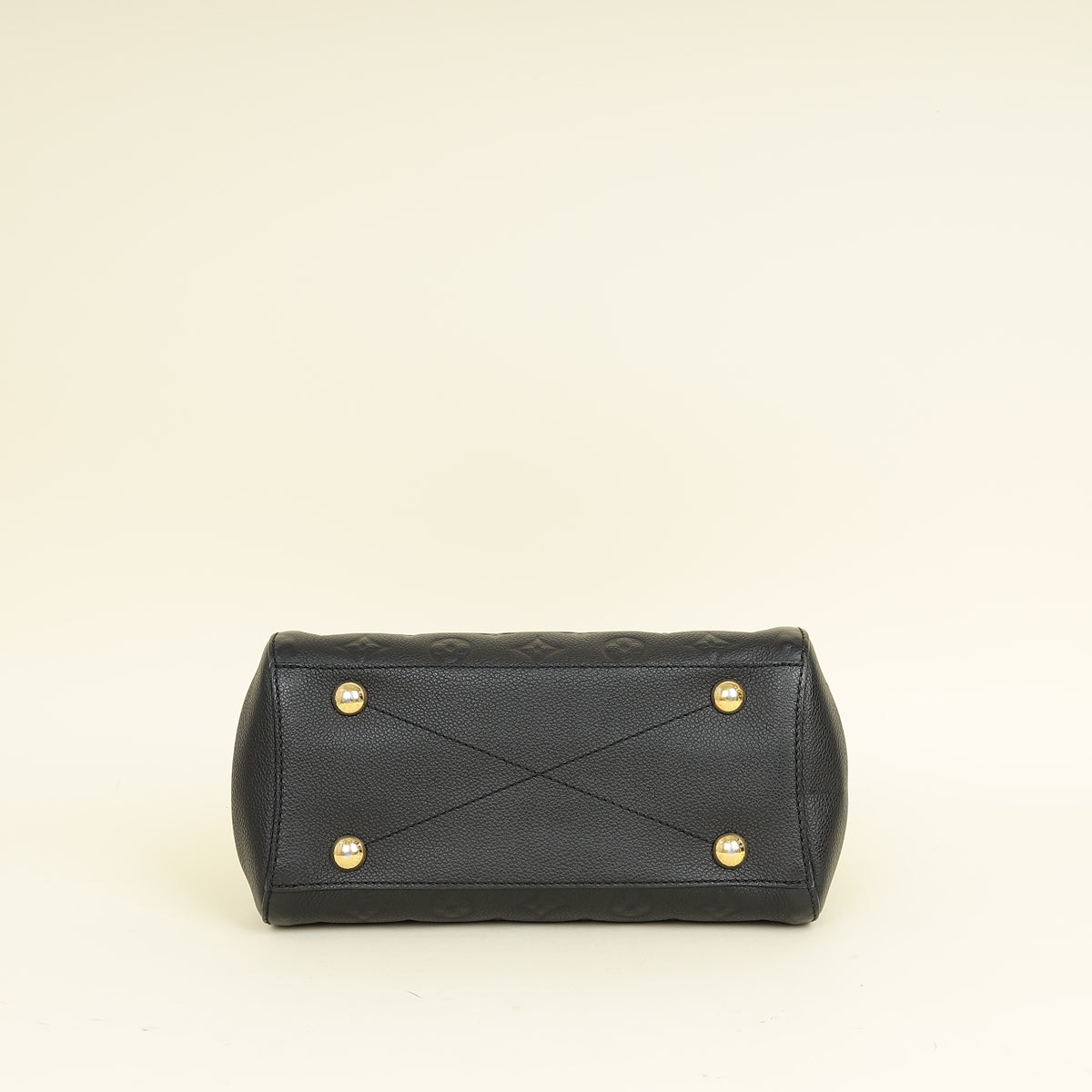 Louis Vuitton Black Monogram Empreinte Montaigne BB Bag