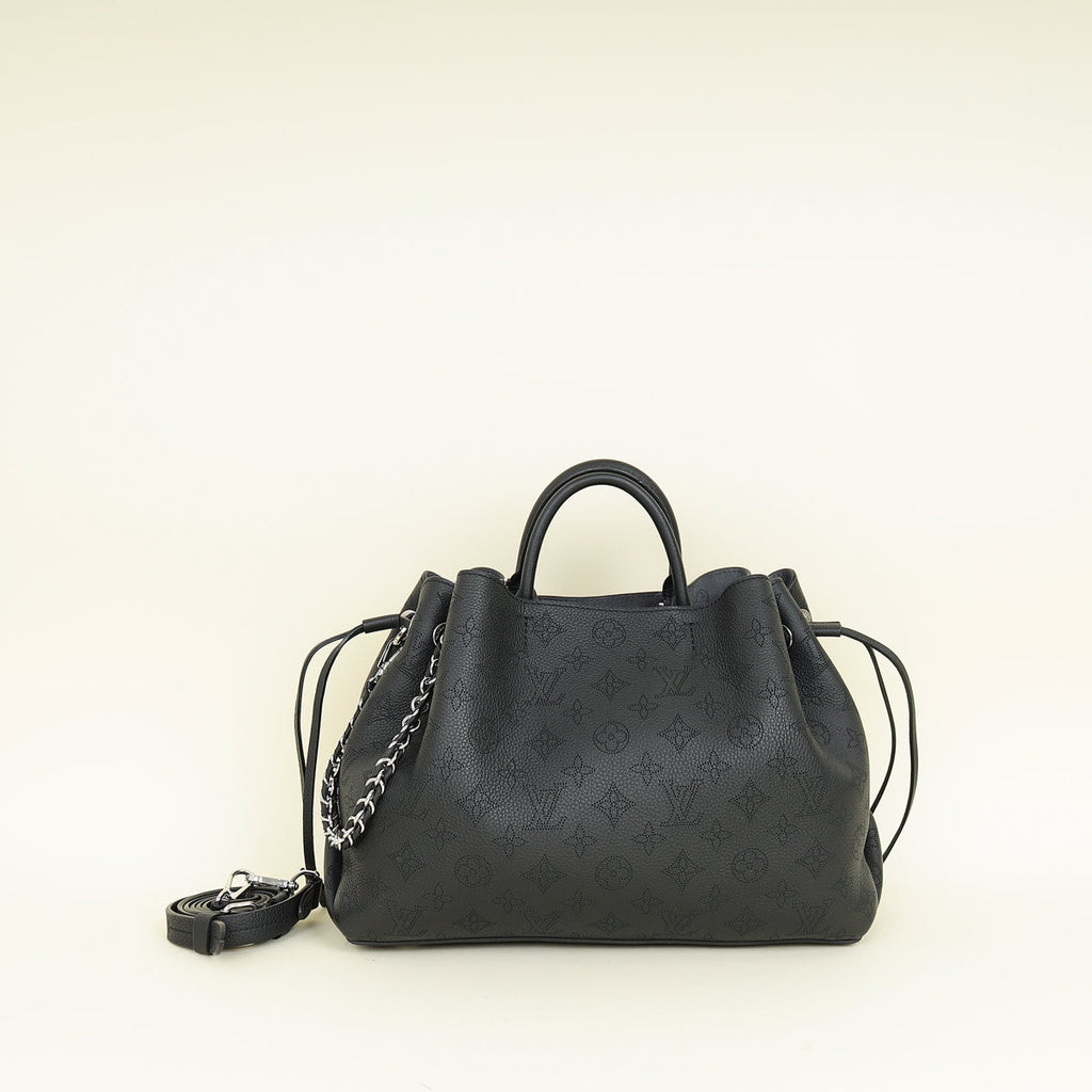Louis Vuitton Black Monogram Mahina Bella Tote Bag