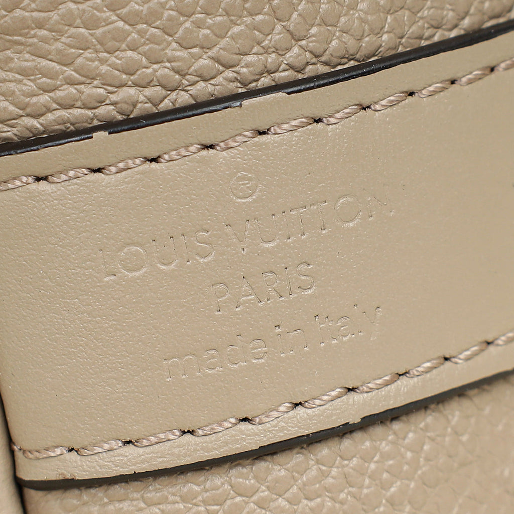 Louis Vuitton Tourterelle Monogram Emperinte Keepall Bandouliere 45 Bag