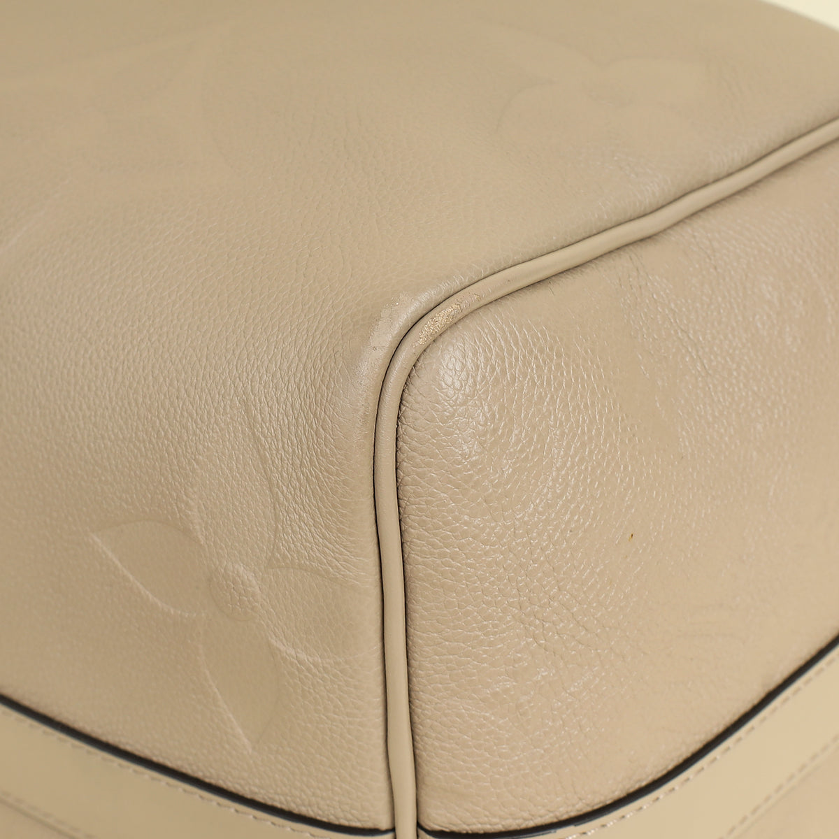 Louis Vuitton Tourterelle Monogram Emperinte Keepall Bandouliere 45 Bag