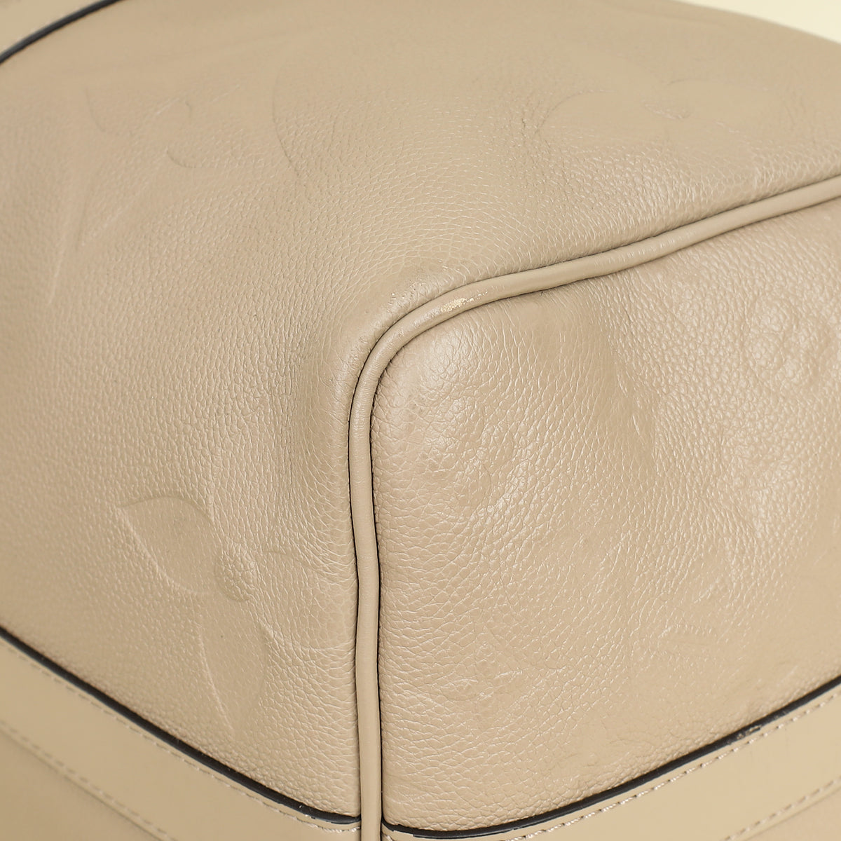 Louis Vuitton Tourterelle Monogram Emperinte Keepall Bandouliere 45 Bag