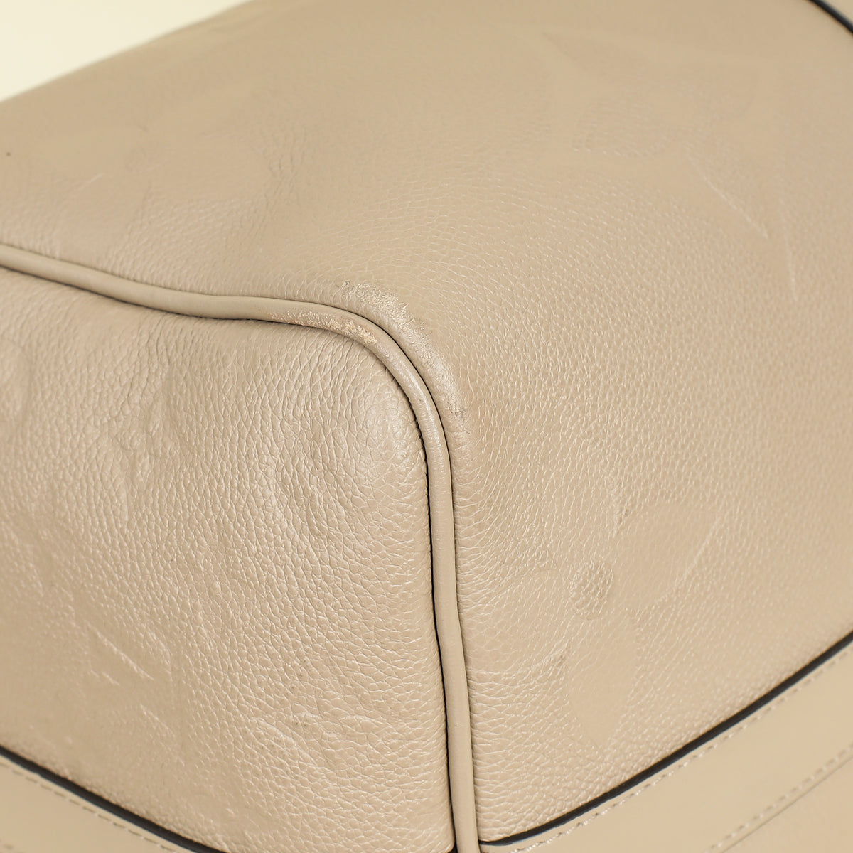Louis Vuitton Tourterelle Monogram Emperinte Keepall Bandouliere 45 Bag