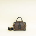Louis Vuitton Monogram Black Petite Malle Souple Bag
