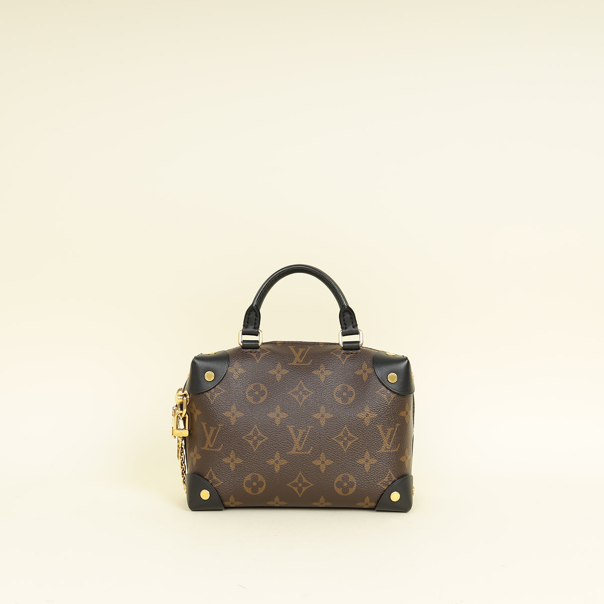 Louis Vuitton Monogram Black Petite Malle Souple Bag