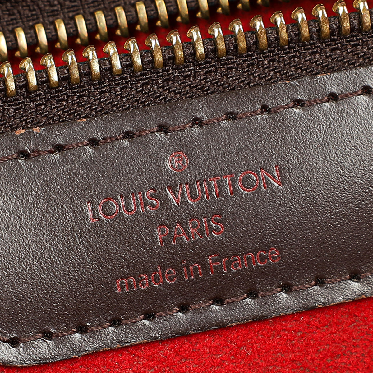 Louis Vuitton Damier Ebene Bergamo GM Bag