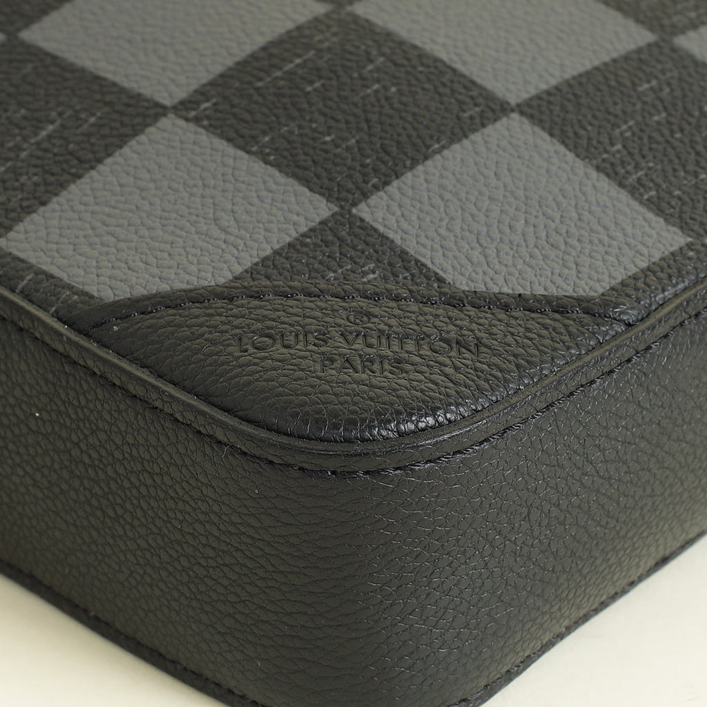 Louis Vuitton Bicolor Damier Graphite Trio Messenger Bag