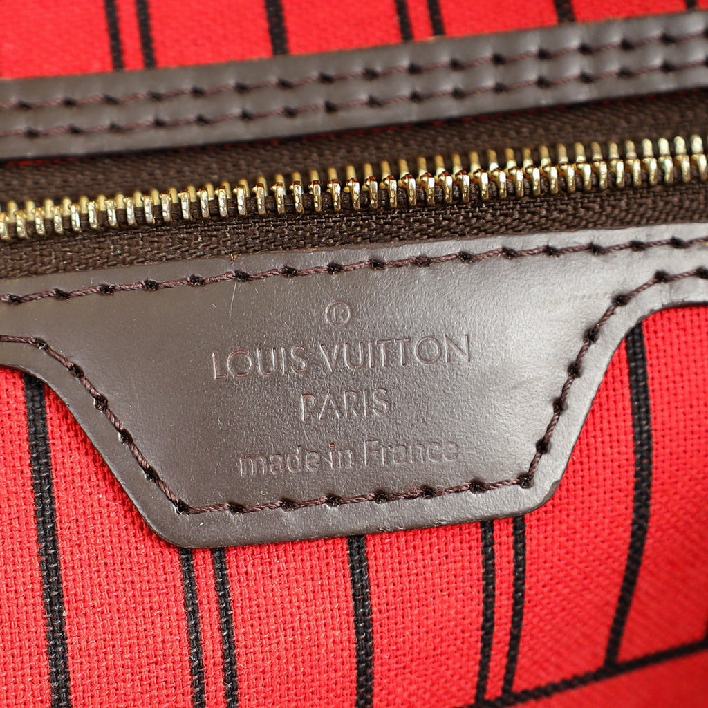 Louis Vuitton Brown Damier Ebene Neverfull MM Bag