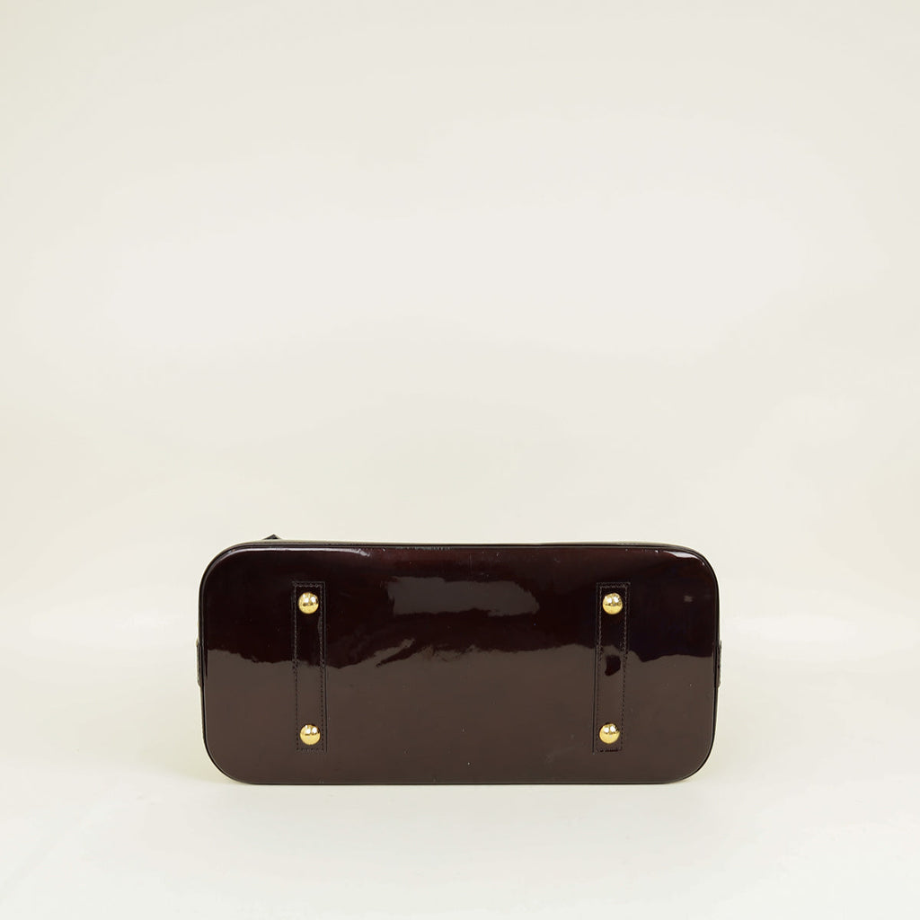 Louis Vuitton Amarante Monogram Vernis Alma GM Bag