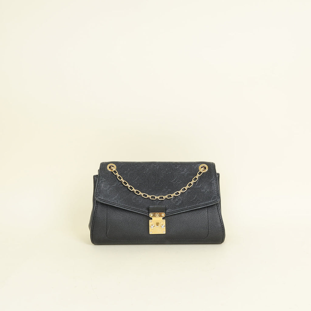 Louis Vuitton Black Monogram Empreinte Saint Germain PM Bag