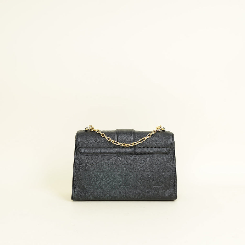 Louis Vuitton Black Monogram Empreinte Saint Sulpice BB Bag