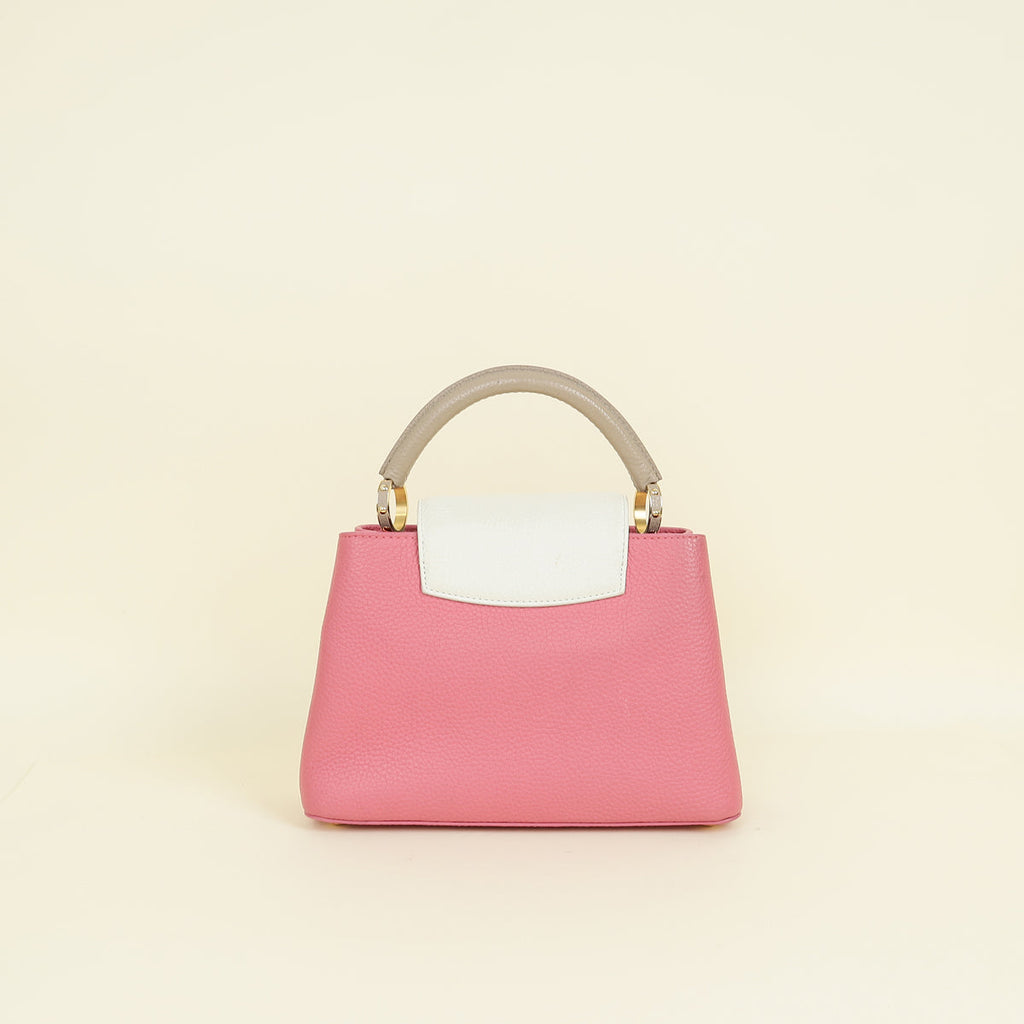 Louis Vuitton Tricolor Capucines BB Taurillon Leather Bag