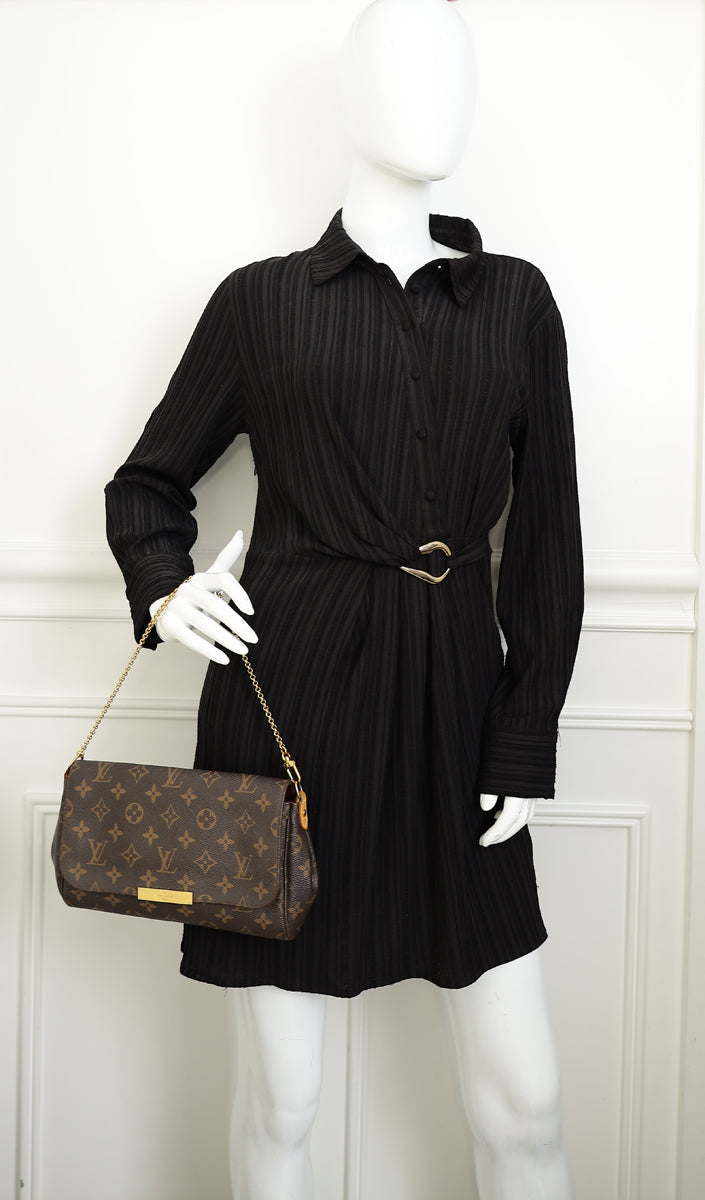 Louis Vuitton Brown Monogram Favorite Clutch MM Bag