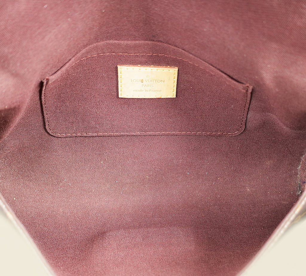 Louis Vuitton Brown Monogram Favorite Clutch MM Bag