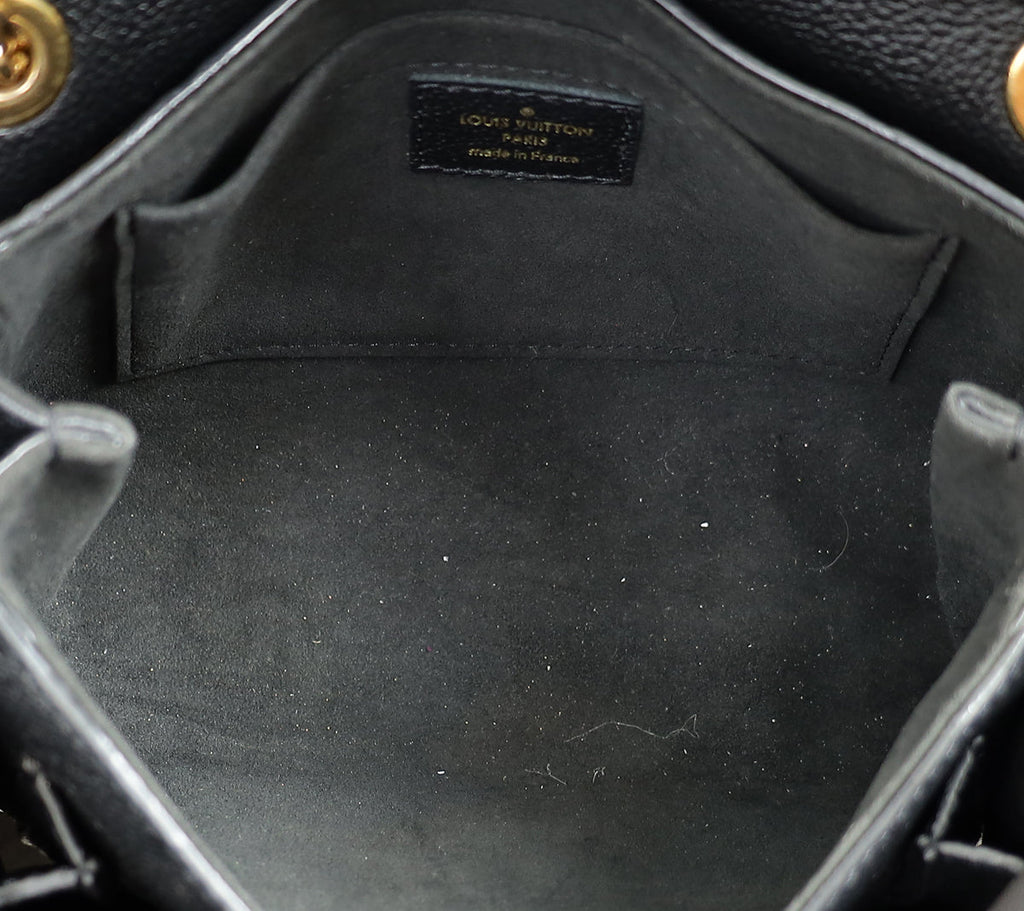Louis Vuitton Black Monogram Empreinte Vavin BB Bag