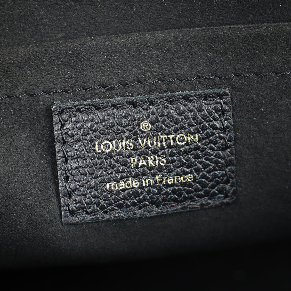 Louis Vuitton Black Monogram Empreinte Vavin BB Bag