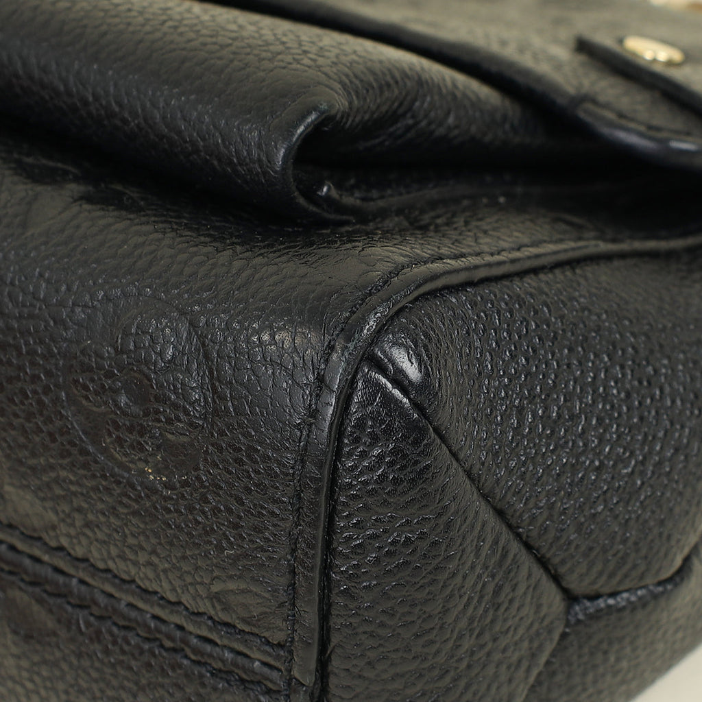 Louis Vuitton Black Monogram Empreinte Vavin BB Bag