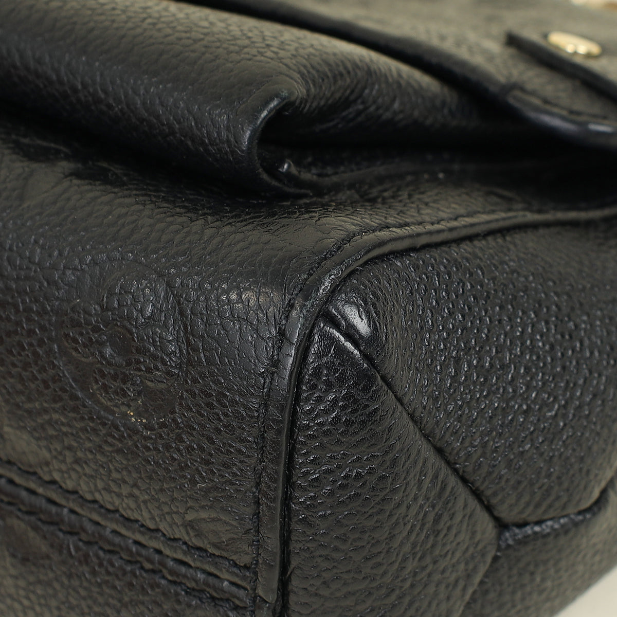 Louis Vuitton Black Monogram Empreinte Vavin BB Bag