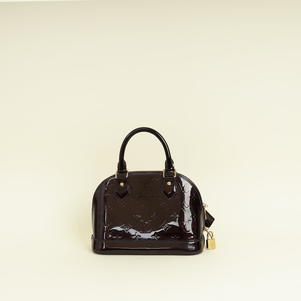 Louis Vuitton Amarante Monogram Vernis Alma BB Bag