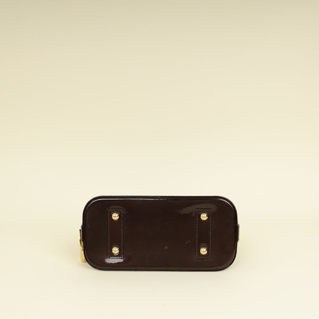 Louis Vuitton Amarante Monogram Vernis Alma BB Bag