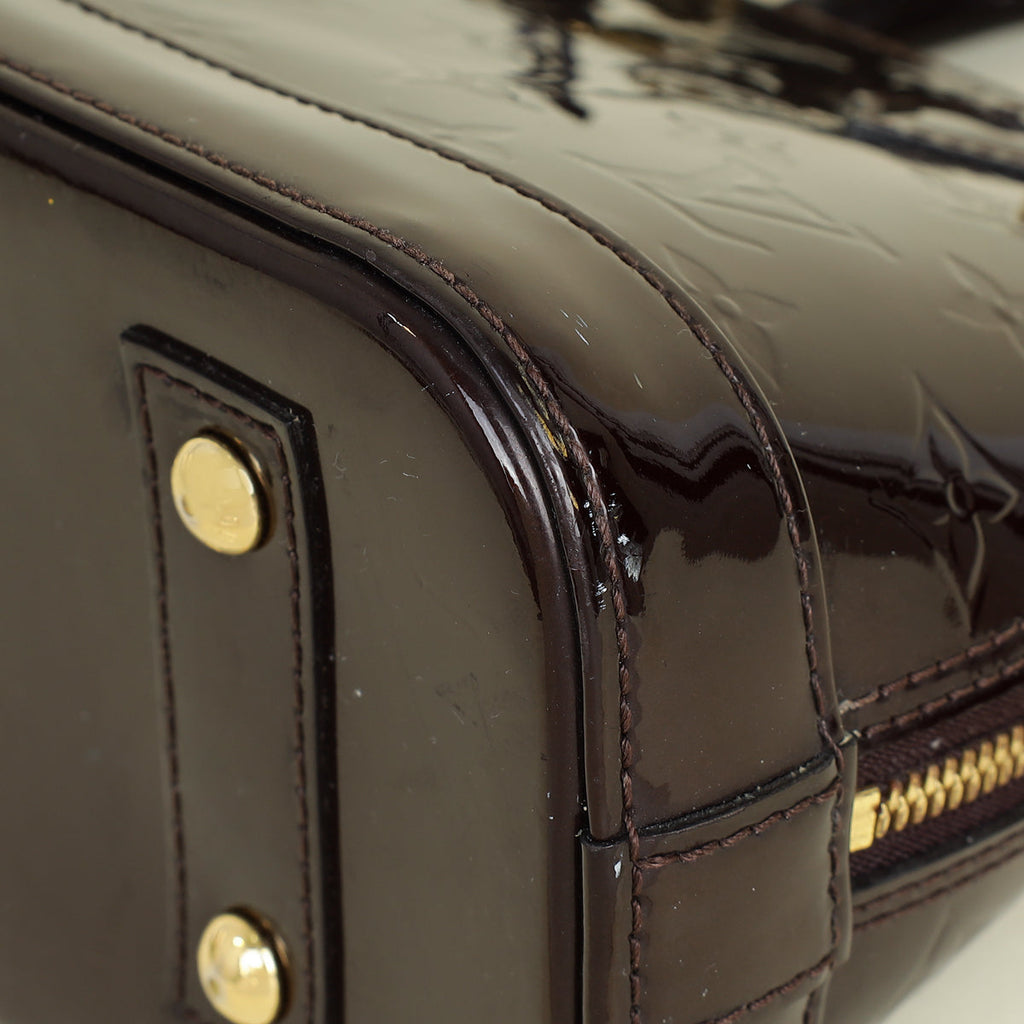 Louis Vuitton Amarante Monogram Vernis Alma BB Bag