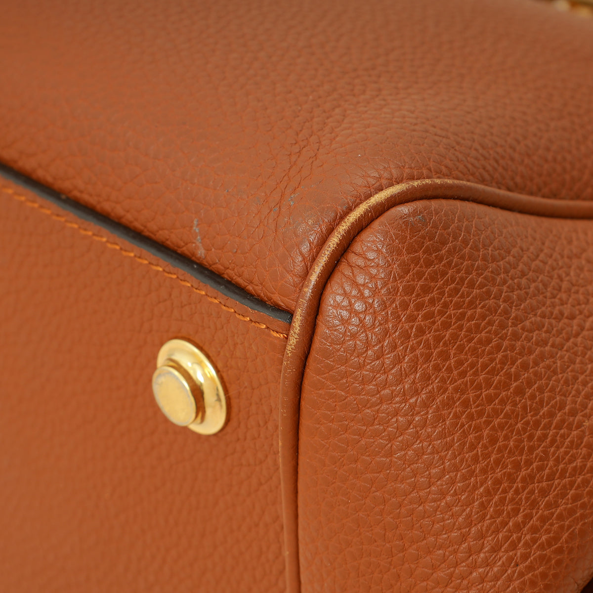 Louis Vuitton Gold Veau Nuage Milla PM Bag