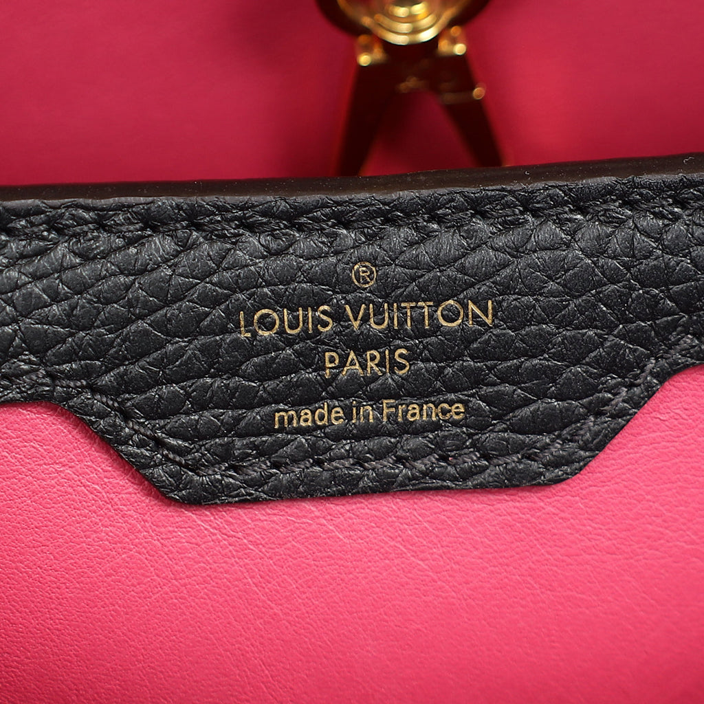 Louis Vuitton Black Capucines MM Bag