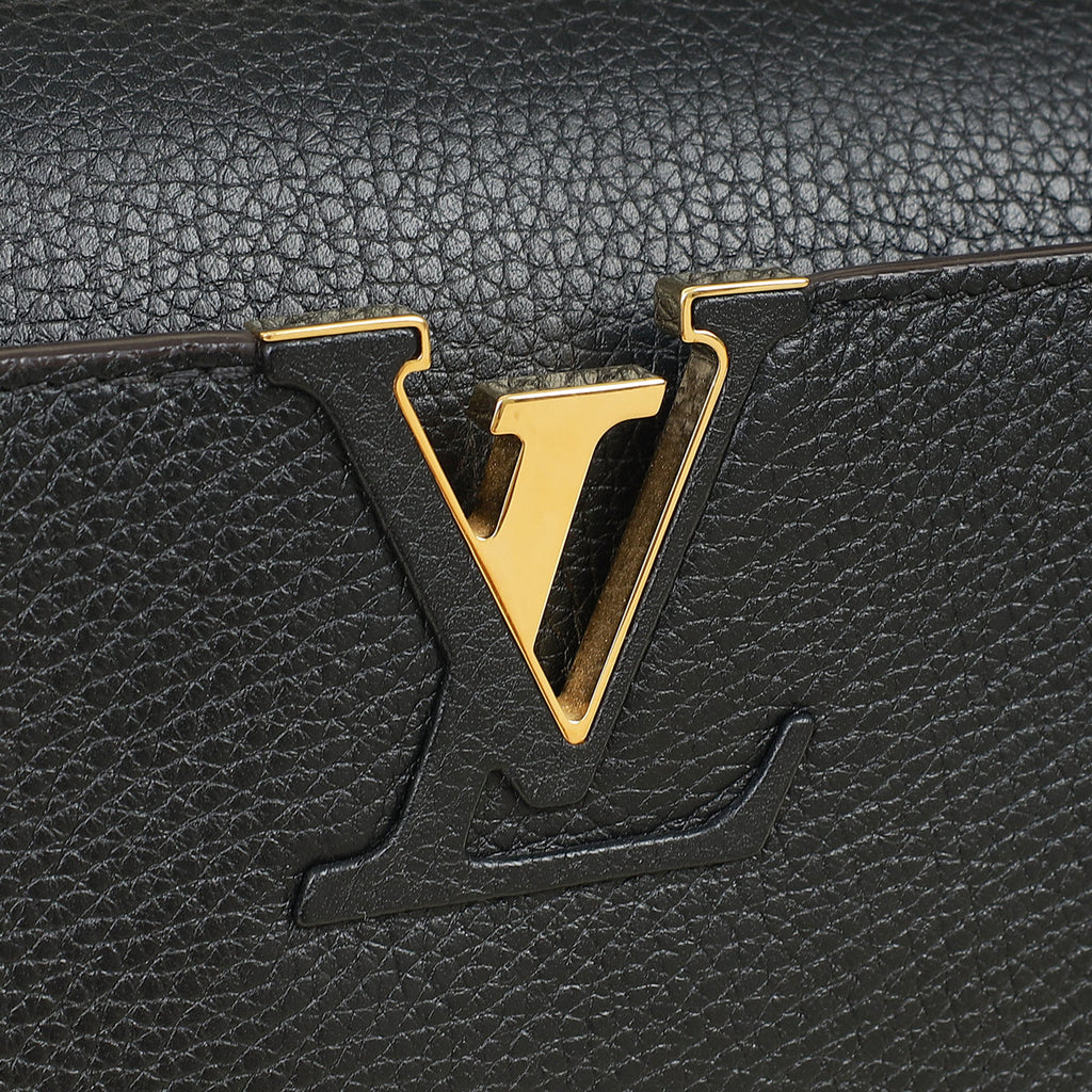 Louis Vuitton Black Capucines MM Bag