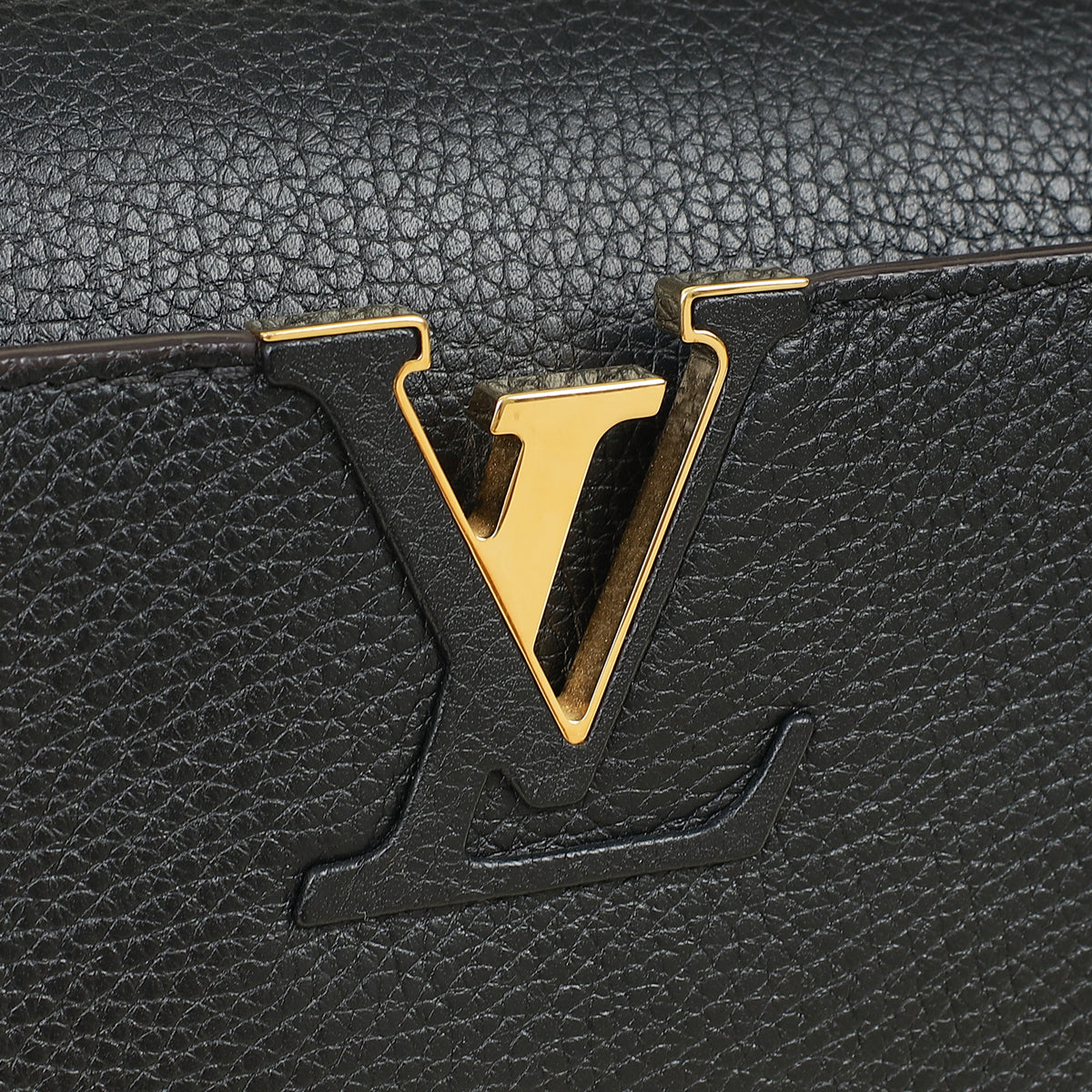 Louis Vuitton Black Capucines MM Bag