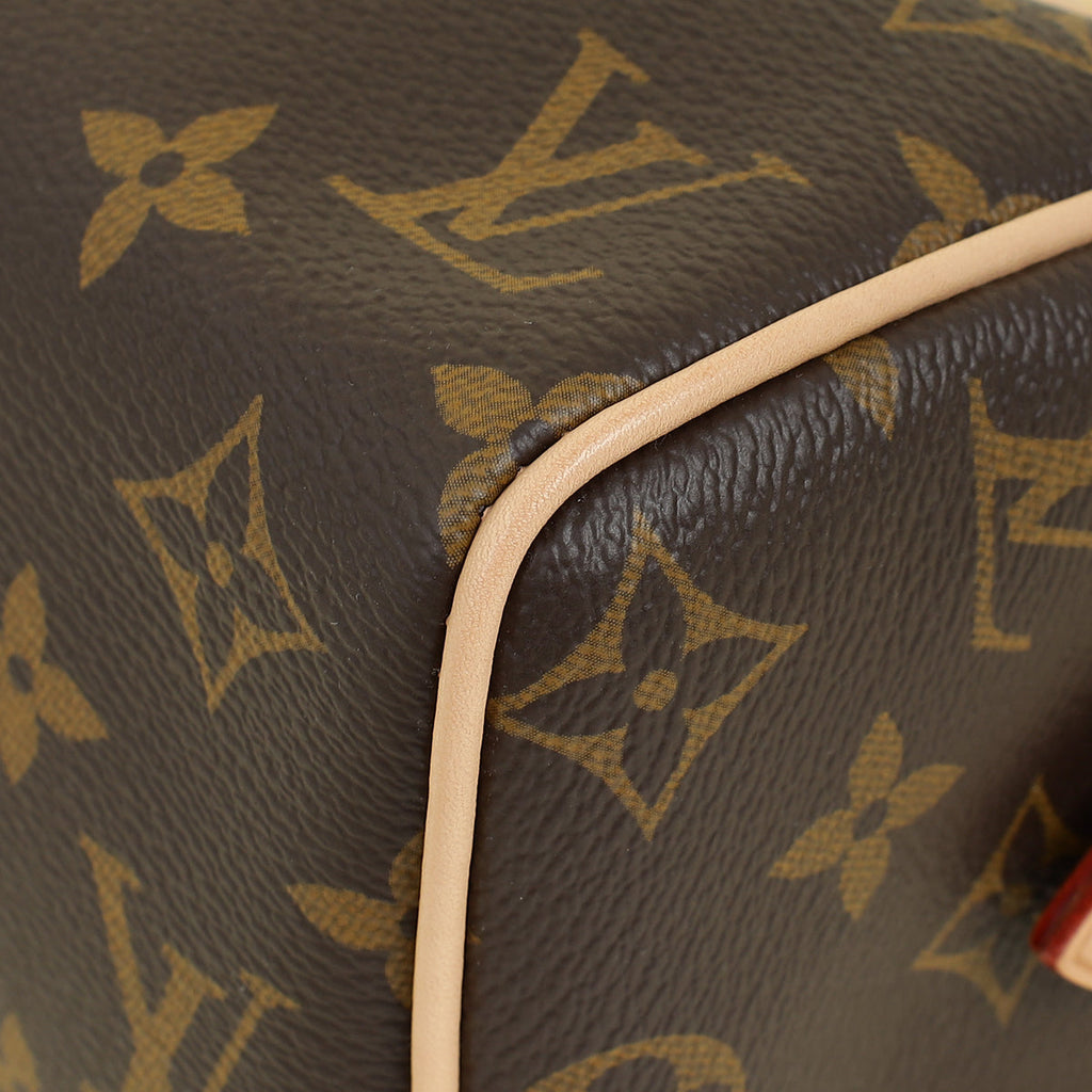 Louis Vuitton Brown Monogram Speedy Bandouliere 20 Bag