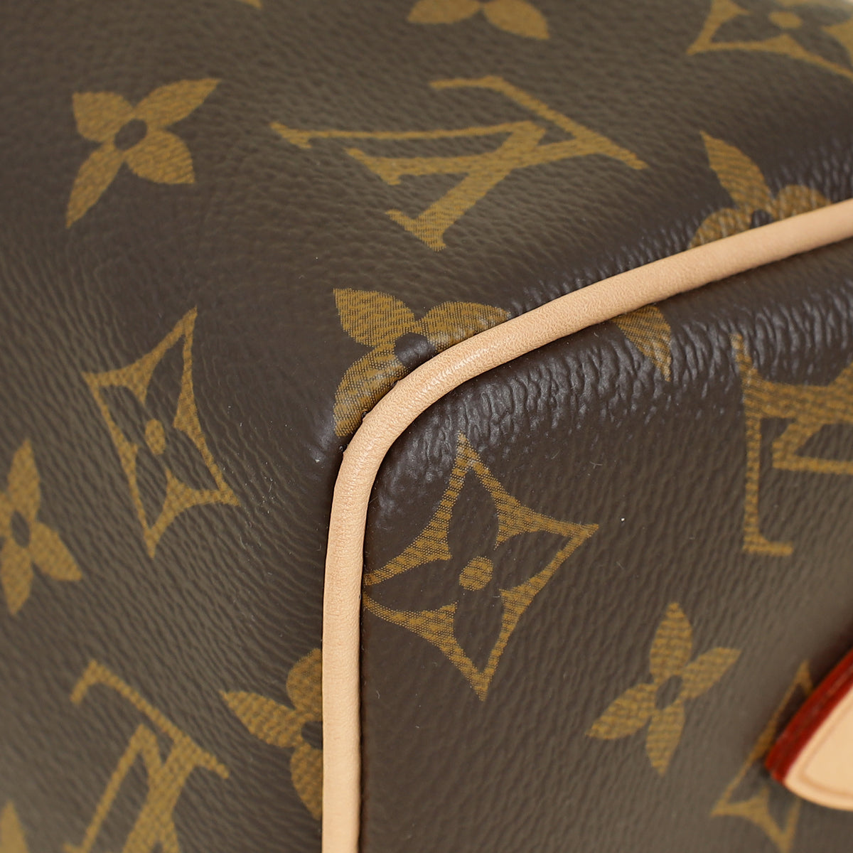 Louis Vuitton Brown Monogram Speedy Bandouliere 20 Bag