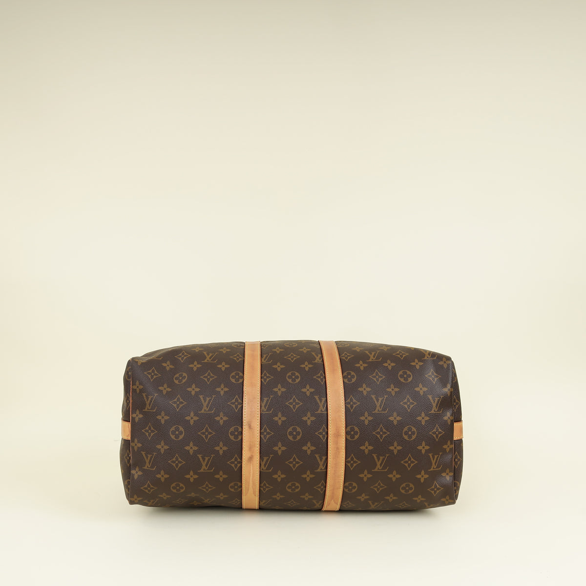 Louis Vuitton Brown Monogram Keepall Bandouliere 45 Bag