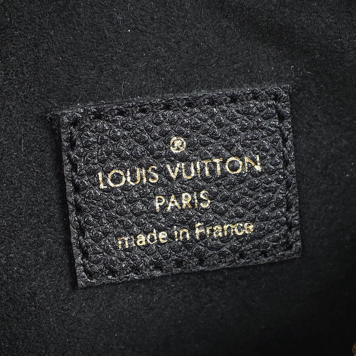 Louis Vuitton Black Monogram Empreinte Speedy Nano Bag