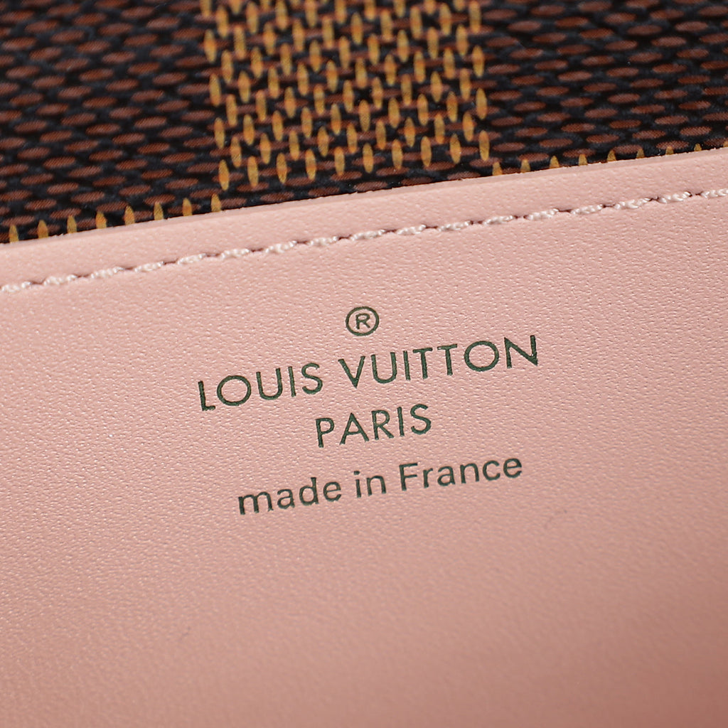 Louis Vuitton Damier Bicolor Croisette Chain Wallet