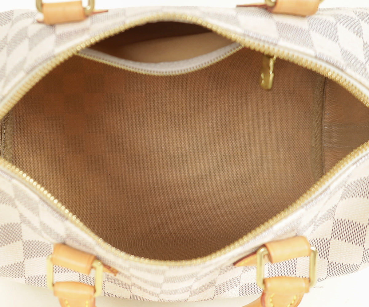 Louis Vuitton Damier Azur Speedy 25 Bandouliere Bag