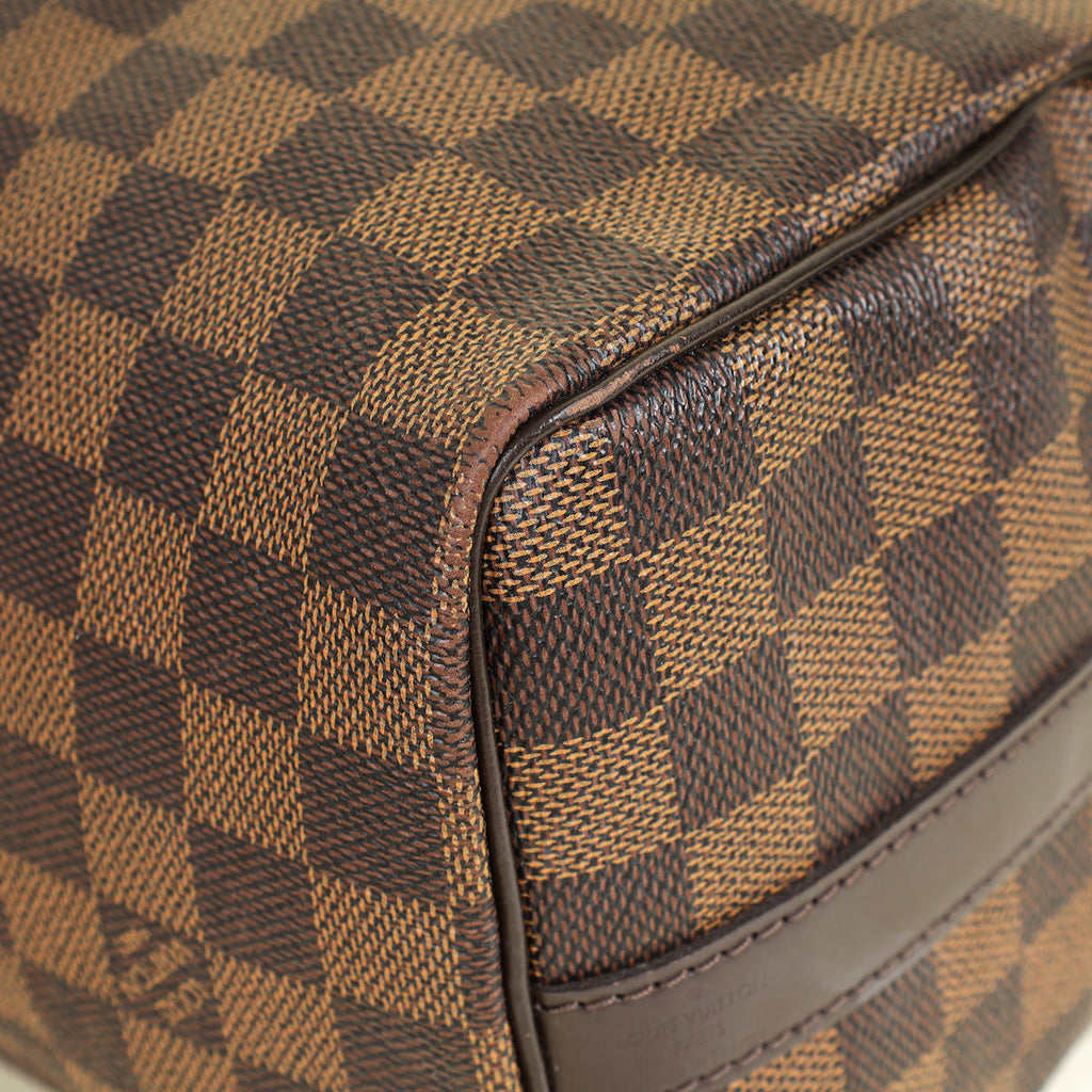 Louis Vuitton Damier Ebene Speedy Bandouliere 25 Bag