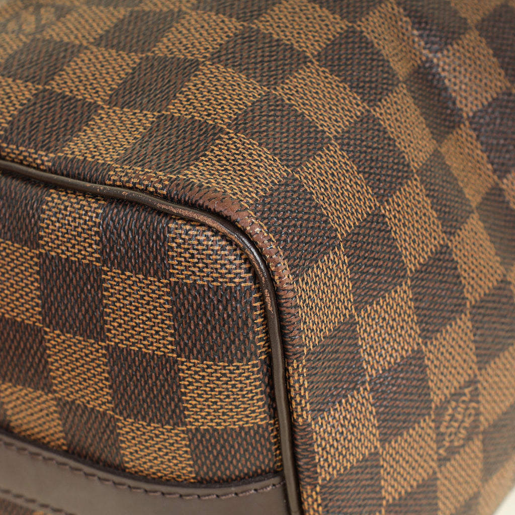 Louis Vuitton Damier Ebene Speedy Bandouliere 25 Bag