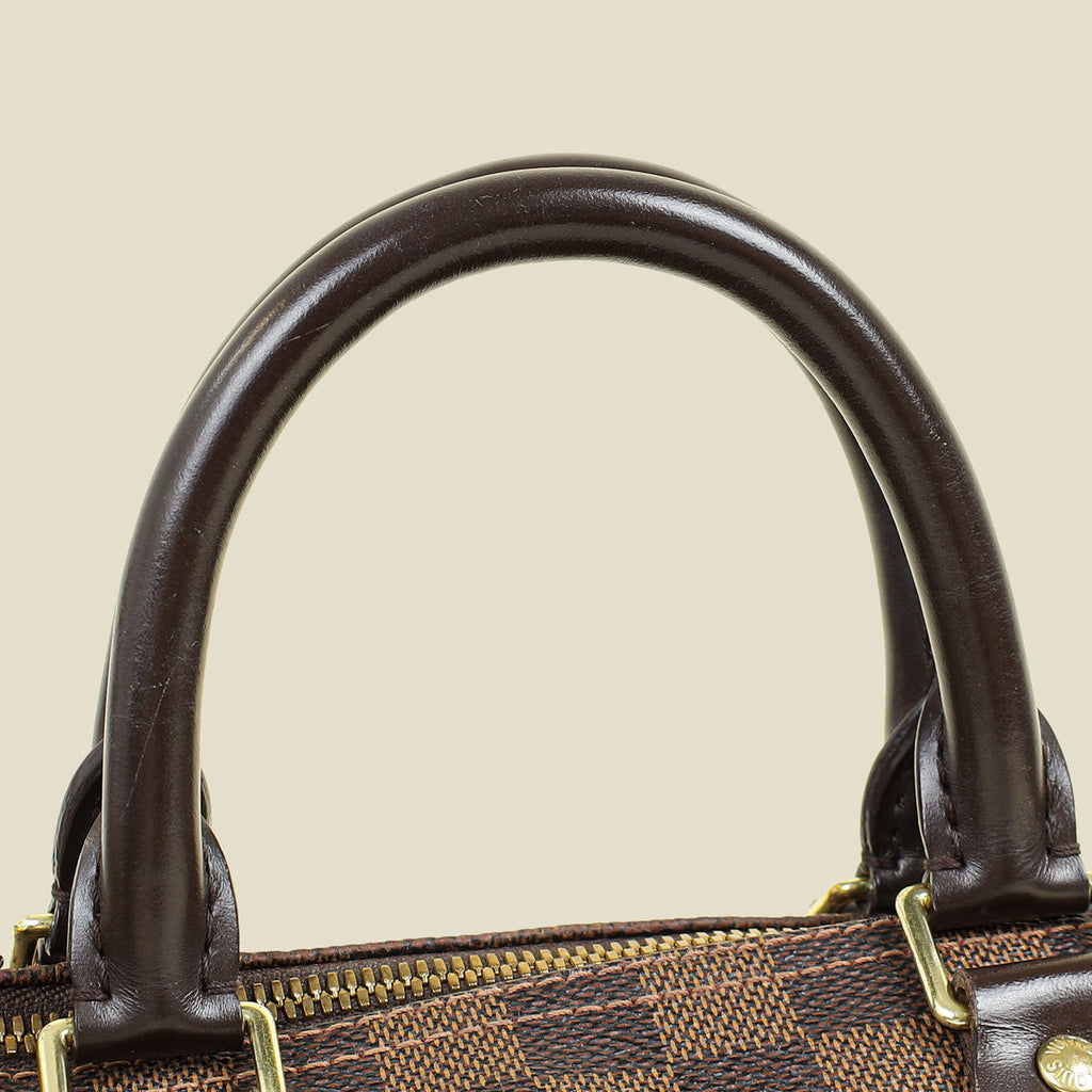Louis Vuitton Damier Ebene Speedy Bandouliere 25 Bag