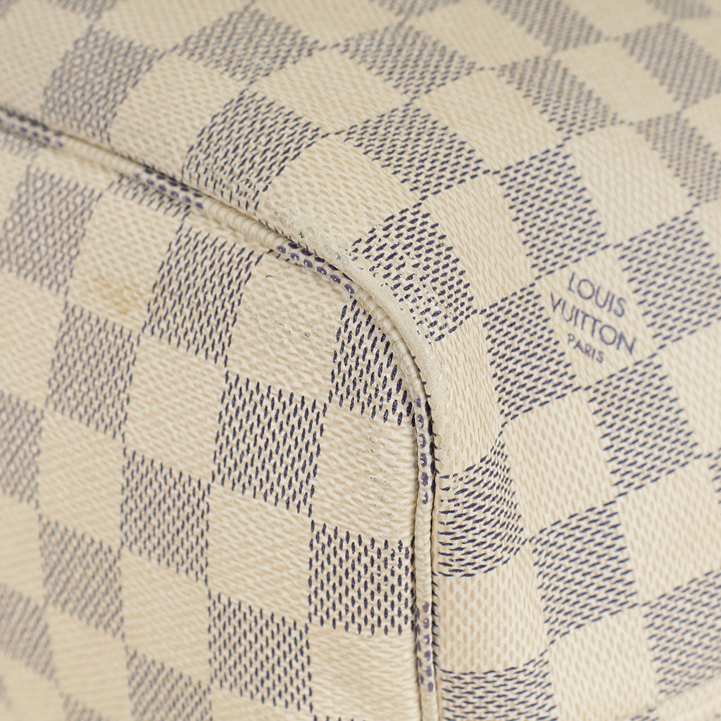 Louis Vuitton Damier Azur Neverfull MM Bag
