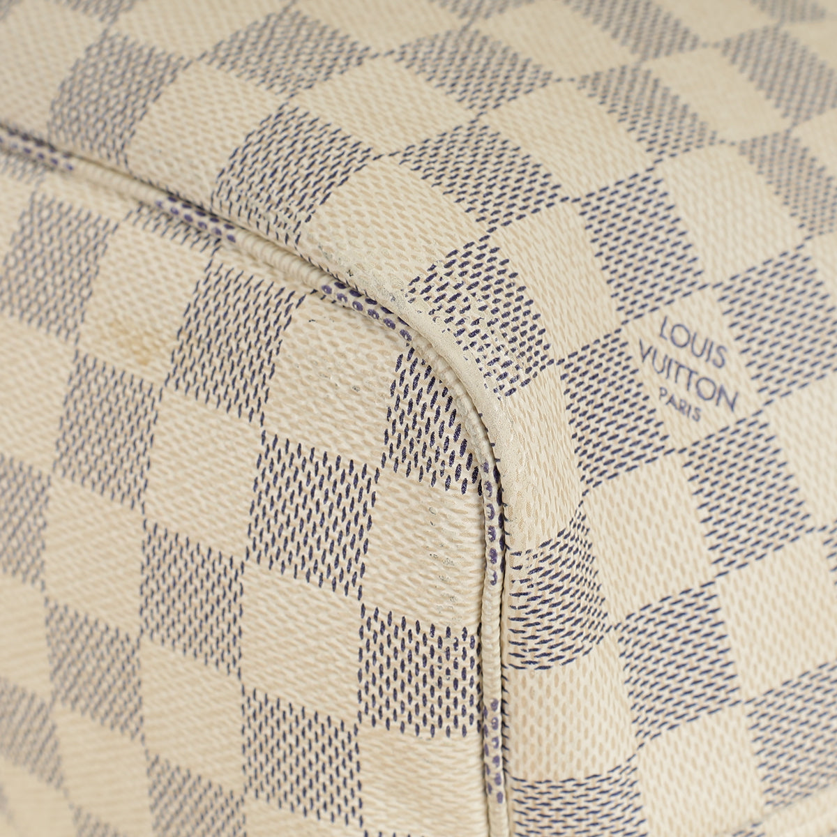 Louis Vuitton Damier Azur Neverfull MM Bag