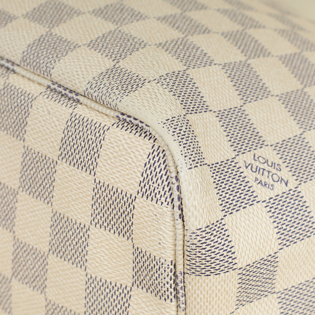 Louis Vuitton Damier Azur Neverfull MM Bag