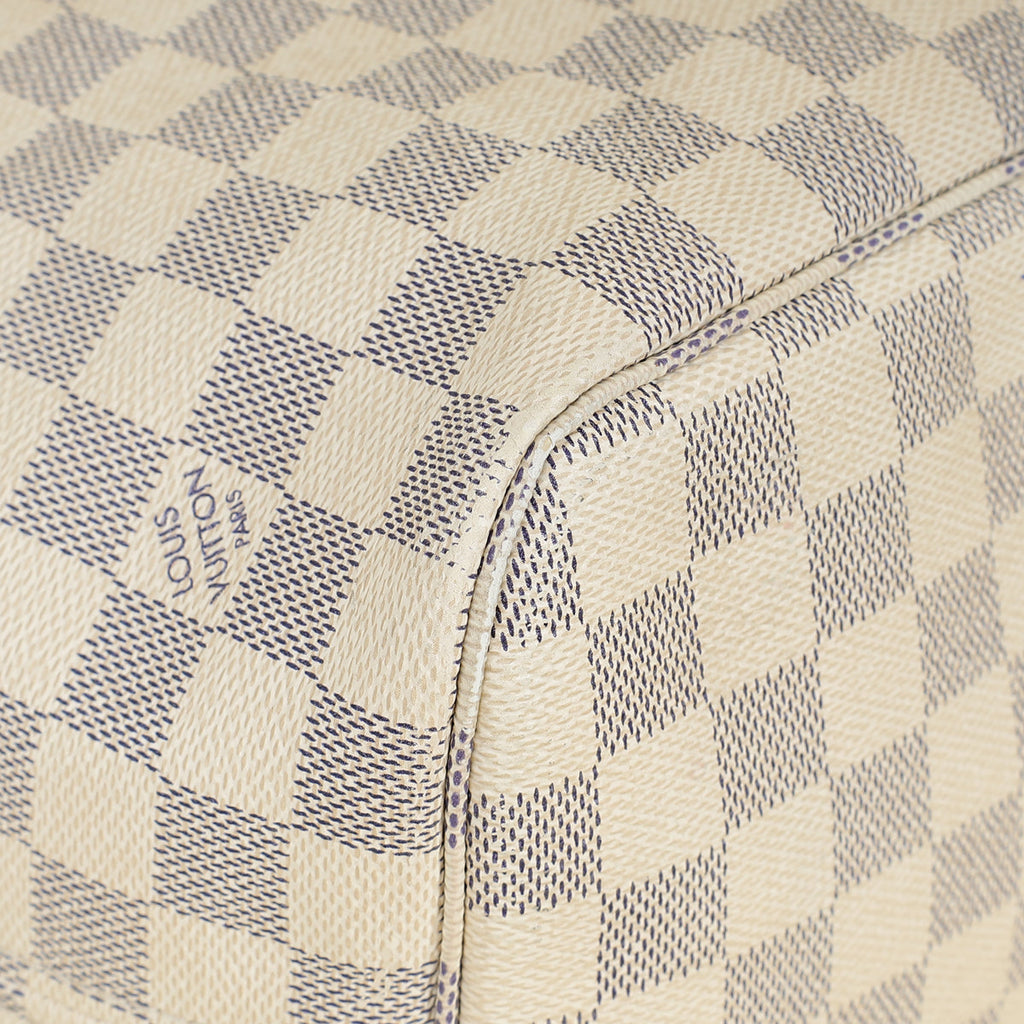 Louis Vuitton Damier Azur Neverfull MM Bag