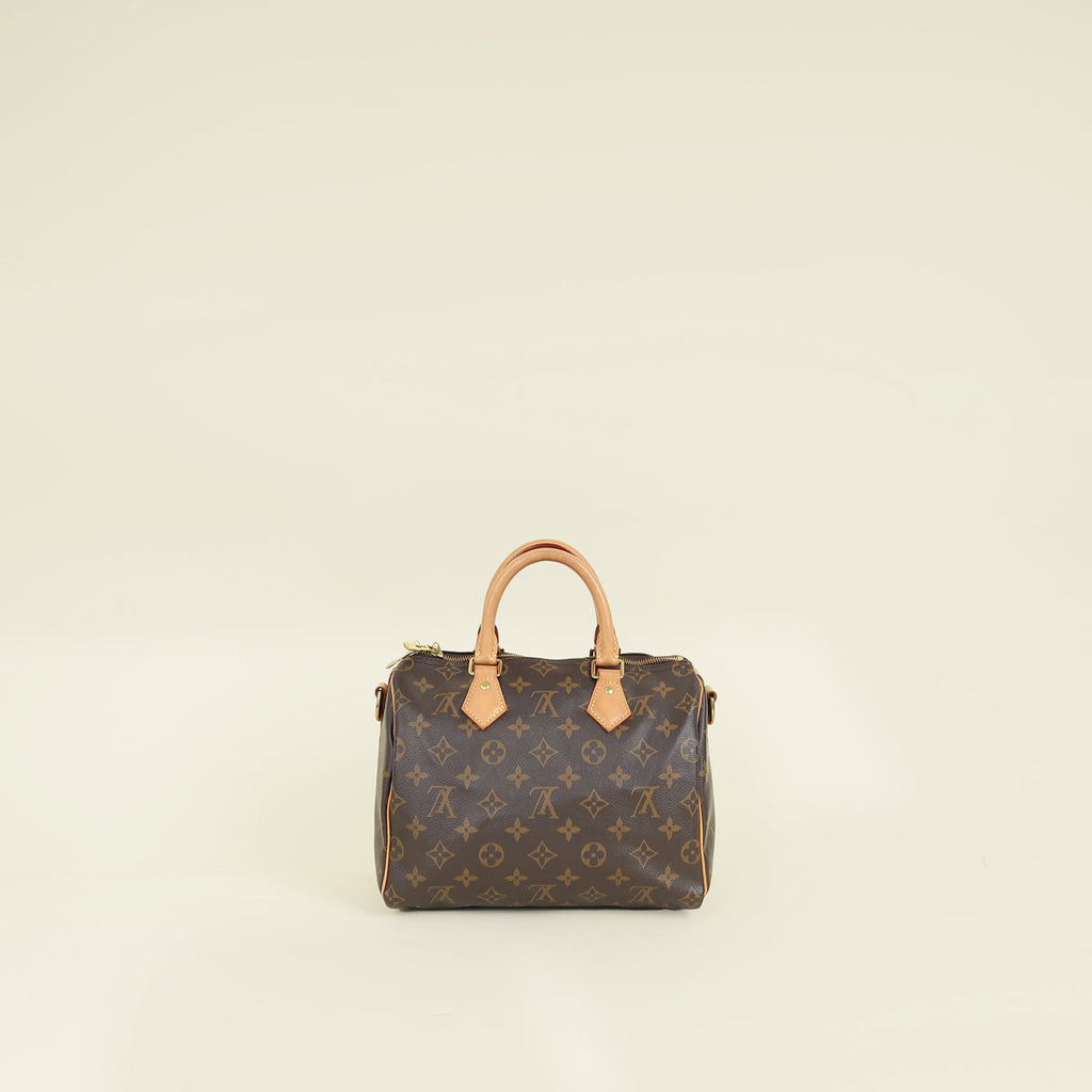 Louis Vuitton Monogram Speedy 25 Bandouliere Bag