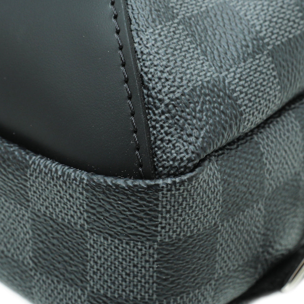 Louis Vuitton Graphite Ebene Avenue Sling Bag W /A.B Initials