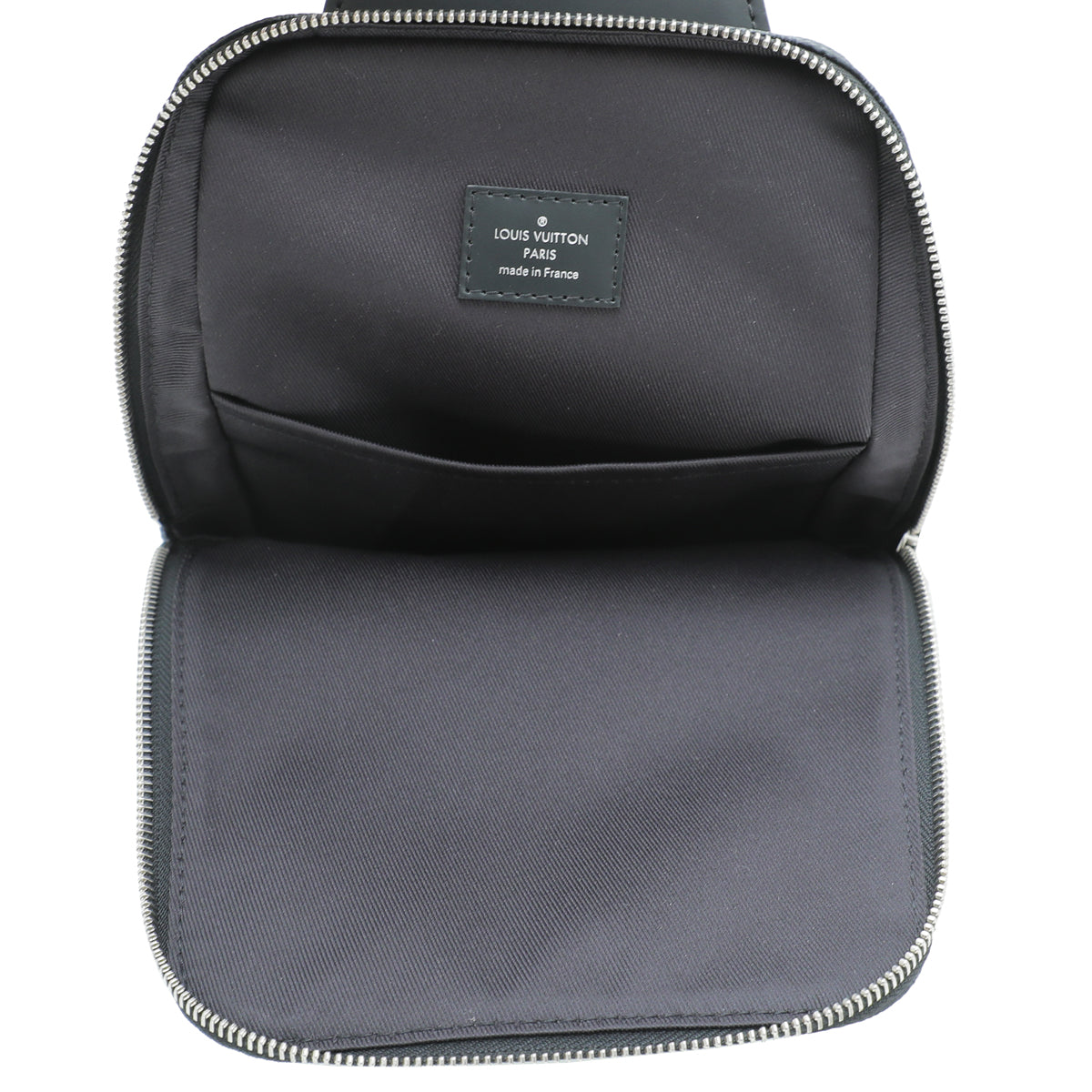 Louis Vuitton Graphite Ebene Avenue Sling Bag W /A.B Initials