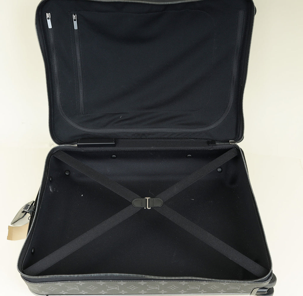 Louis Vuitton Horizon 55 Monogram Eclipse Travel Bag W/ Initial R.M.