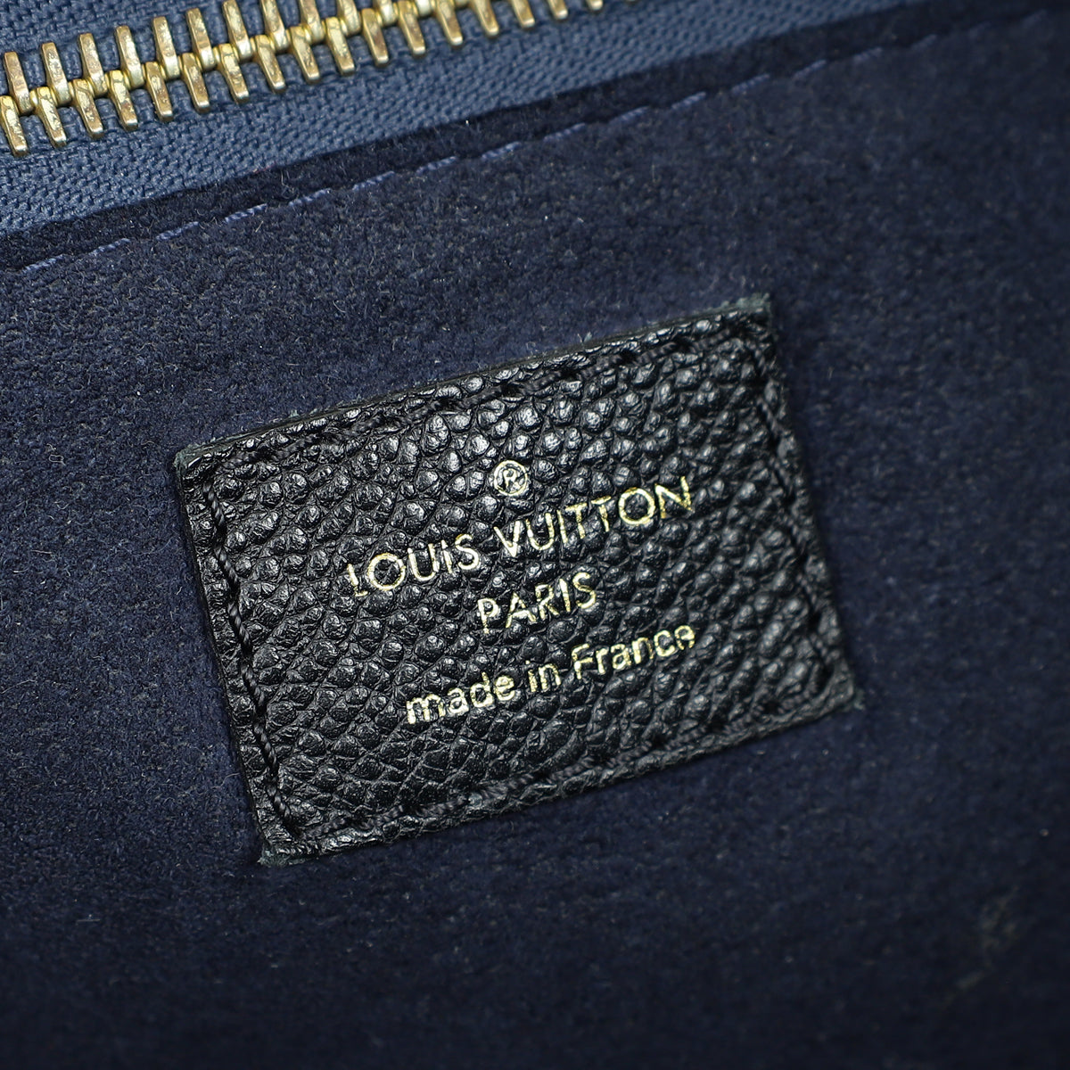 Louis Vuitton Black Empreinte Neverfull MM Tote Bag